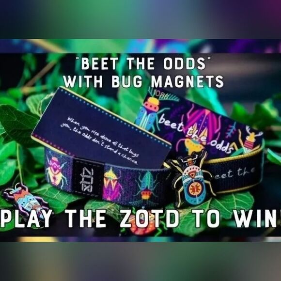 ZOX "BEET THE ODDS" #993 OF 1000 MADE ZOTD W MAGNET & WRISTBAND - Picture 5 of 12